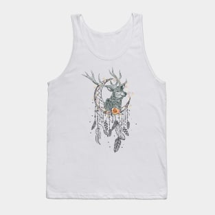 Deer Boho Abstract Tank Top